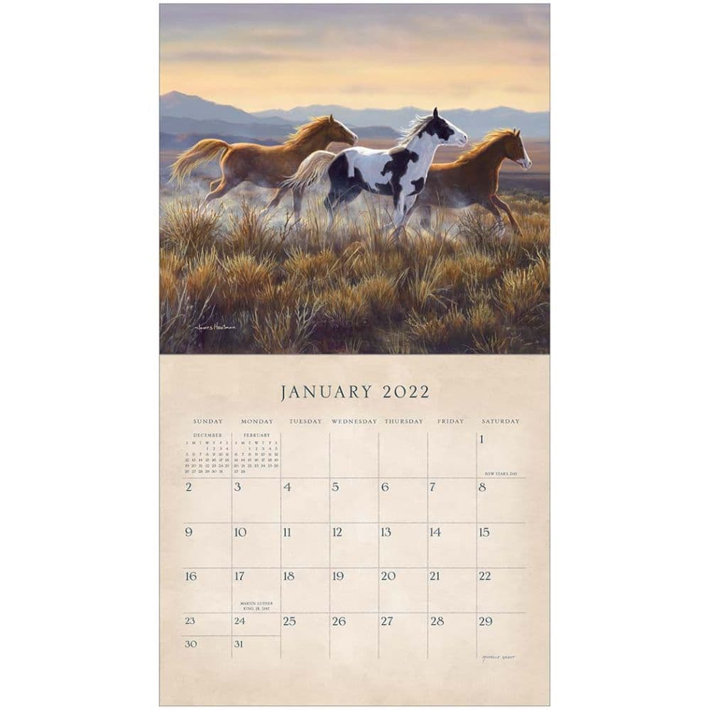 Horse Calendar 2023 Schultz Horses 2022 Wall Calendar