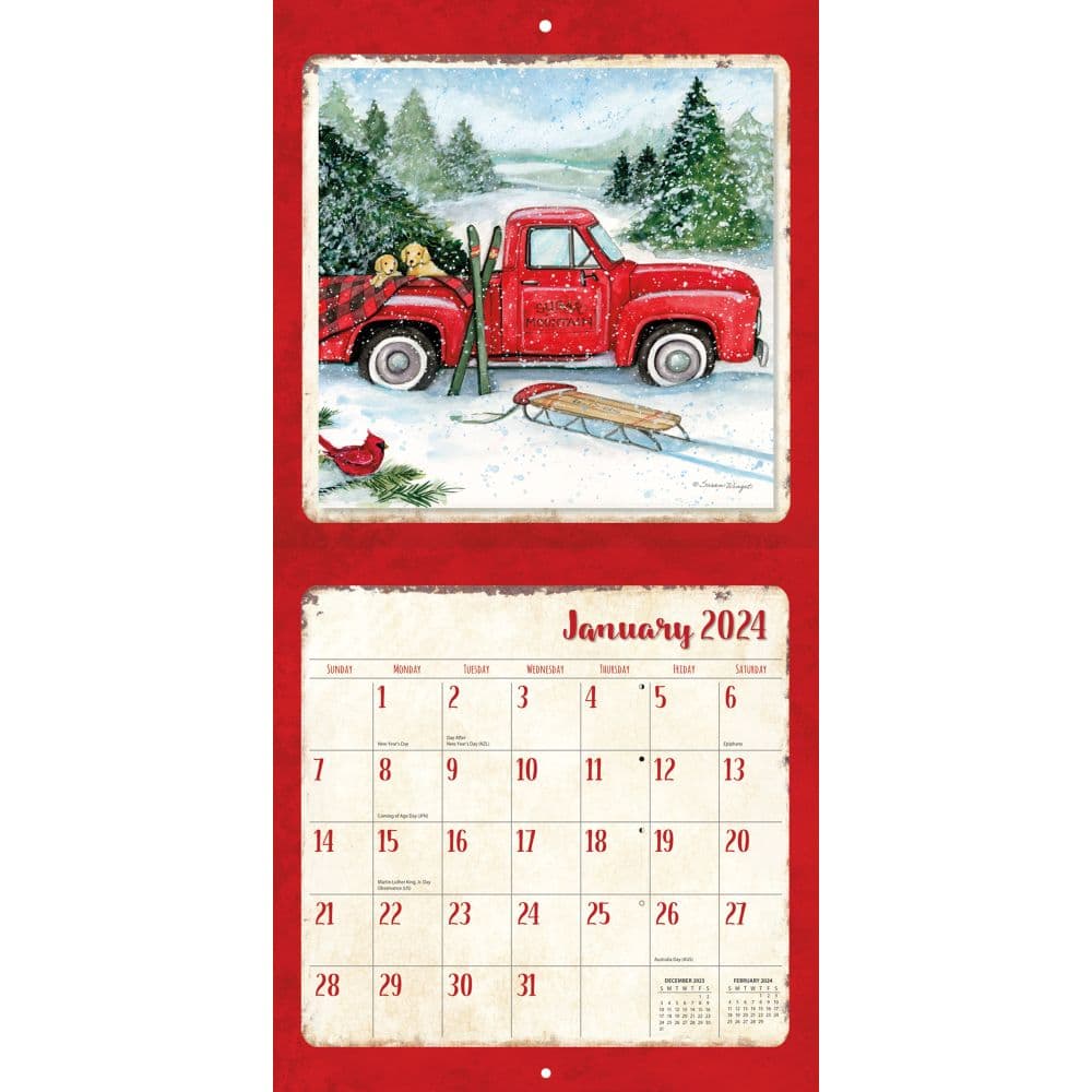 Country Road 2024 Wall Calendar Second Alternate  Image width=&quot;1000&quot; height=&quot;1000&quot;