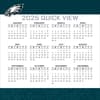 image NFL Philadelphia Eagles 2025 Desk Calendar Third Alternate Image