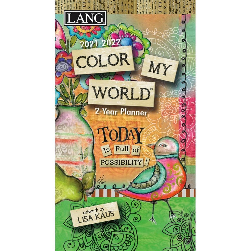 Color My World 2-Year Planner