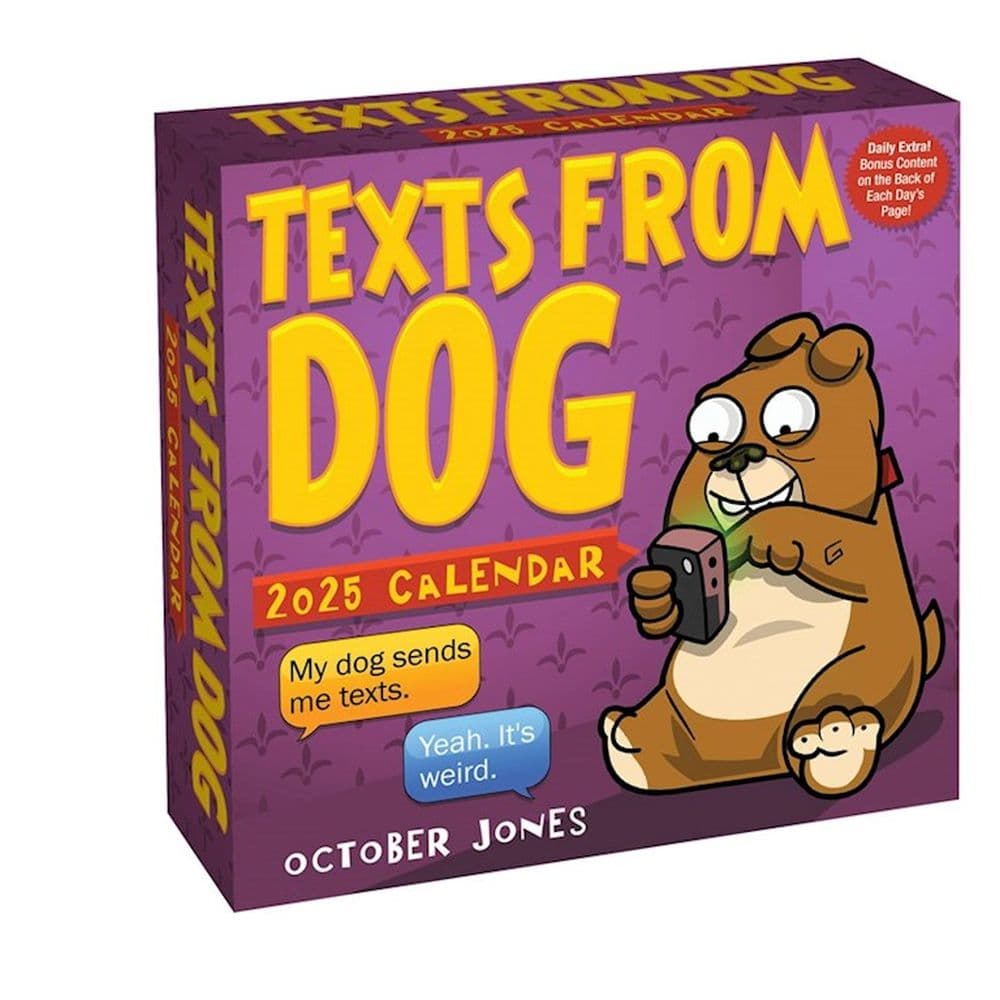 Texts from Dog 2025 Desk Calendar Main Product Image width=&quot;1000&quot; height=&quot;1000&quot;