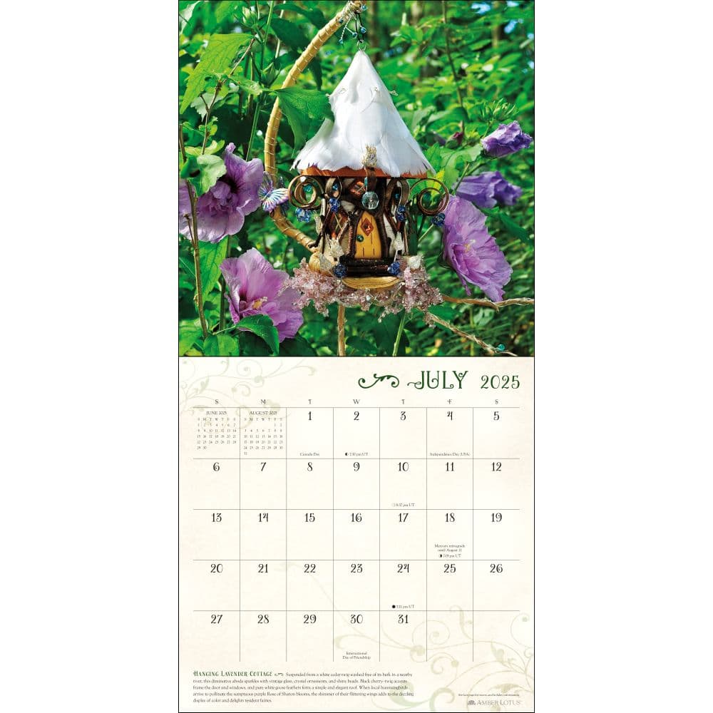 Faerie Houses 2025 Wall Calendar - Calendars.com
