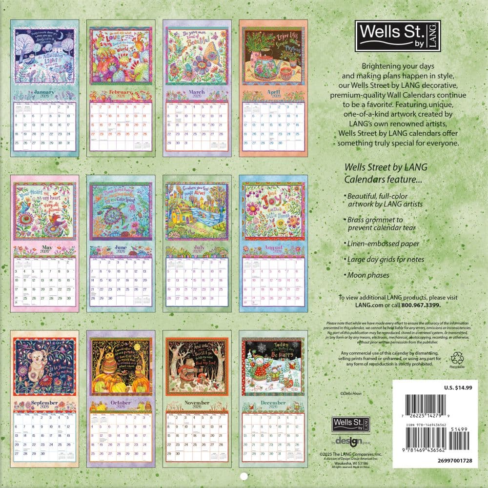 Simply Grateful 2026 Wall Calendar_ALT1