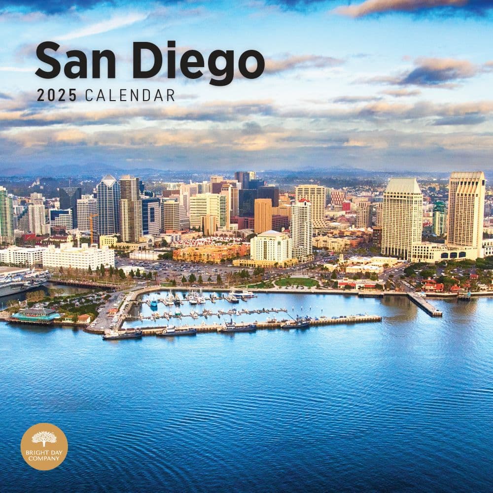 San Diego 2025 Wall Calendar