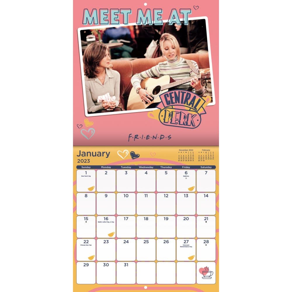 Friends 2023 Mini Wall Calendar - Calendars.com