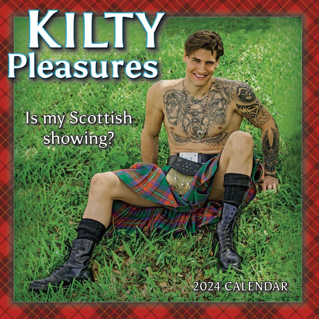 Kilty Pleasures 2024 Mini Wall Calendar Main Image