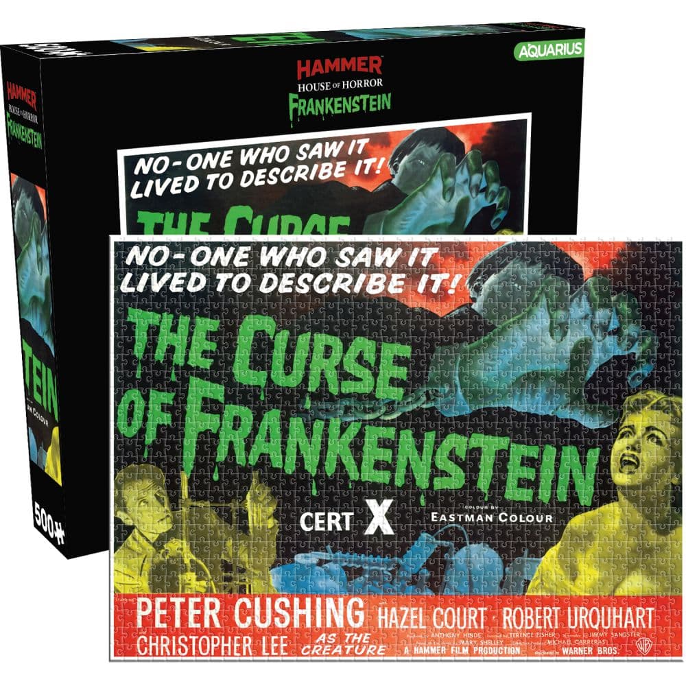 Curse of Frankenstein 500 Piece Puzzle Alt2