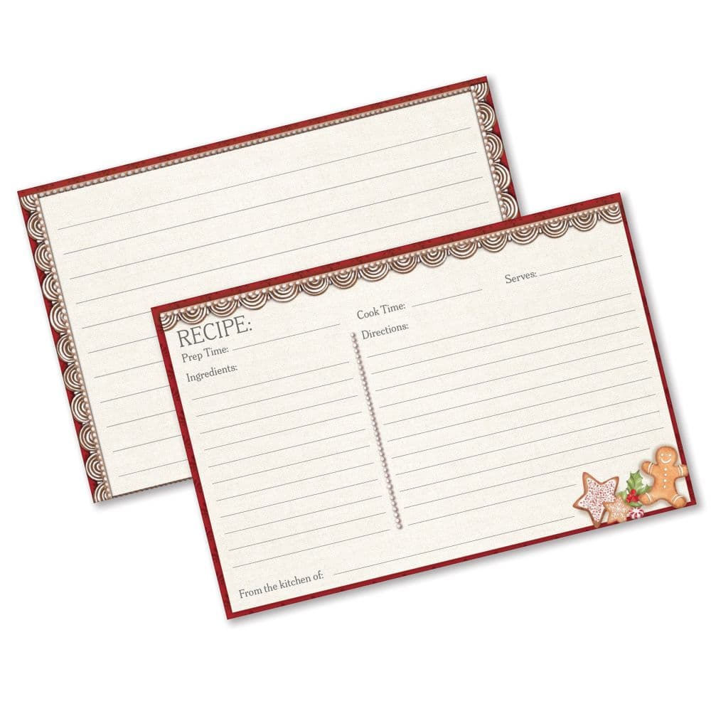 Holidays are Homemade Recipe Cards Main Product Image