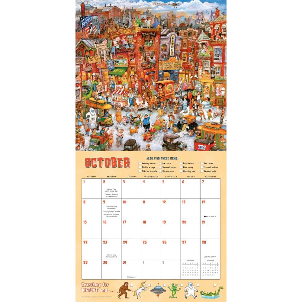 Searching For Bigfoot 2023 Wall Calendar - Calendars.com