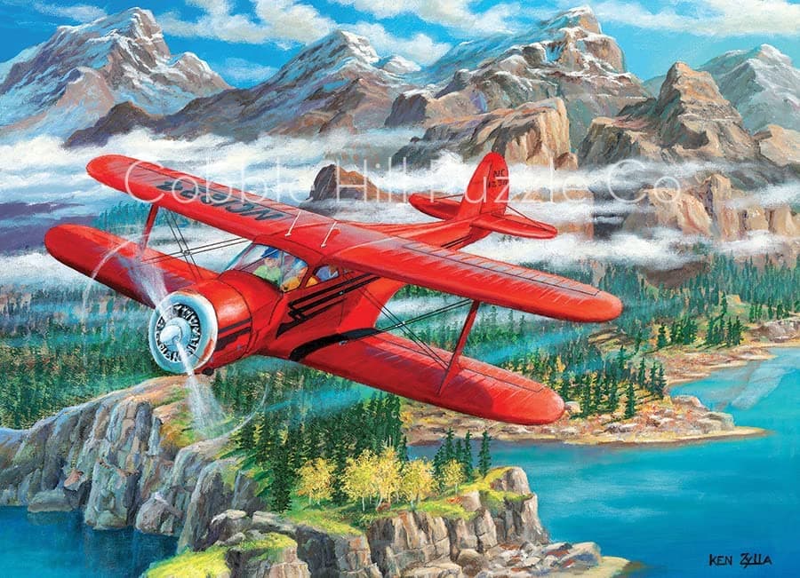 Beechcraft Staggerwing 500 Piece Puzzle Alternate Image 1