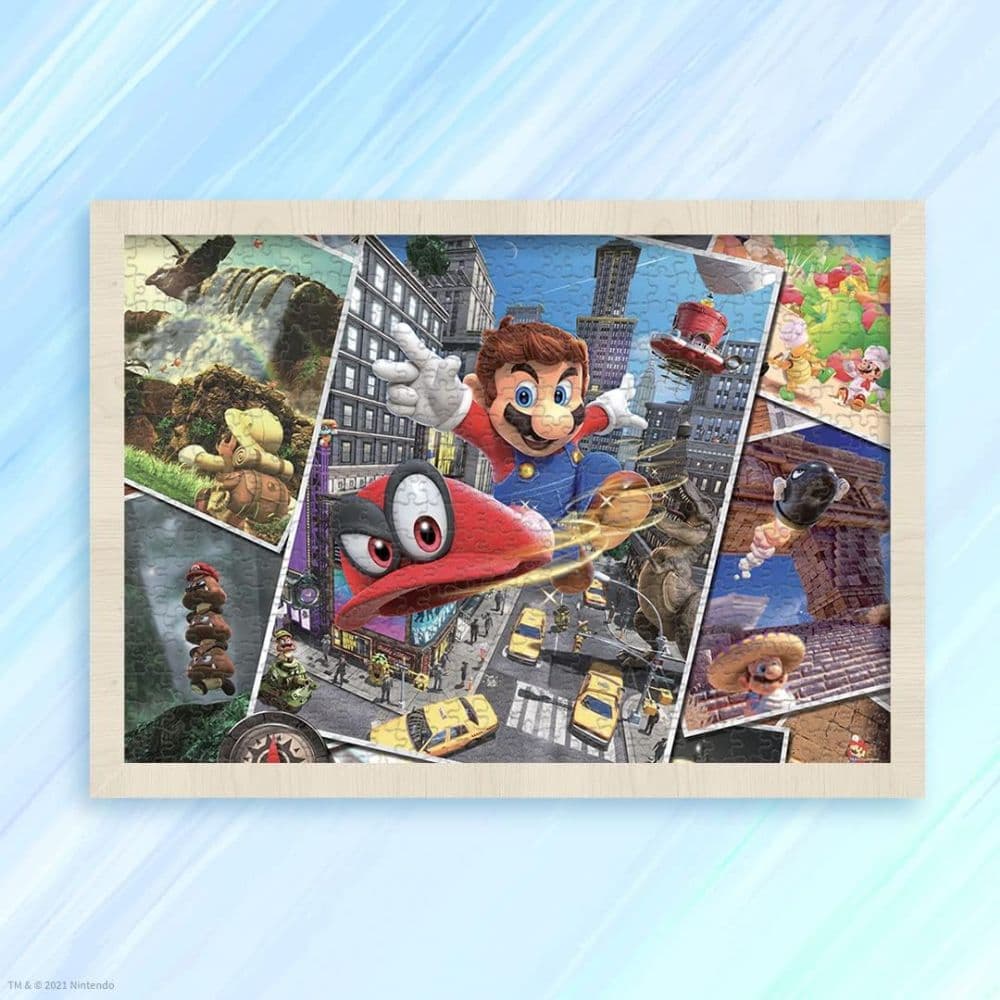 Super Mario Odyssey Snapshots 1000 Piece Puzzle Third Alternate Image width="1000" height="1000"
