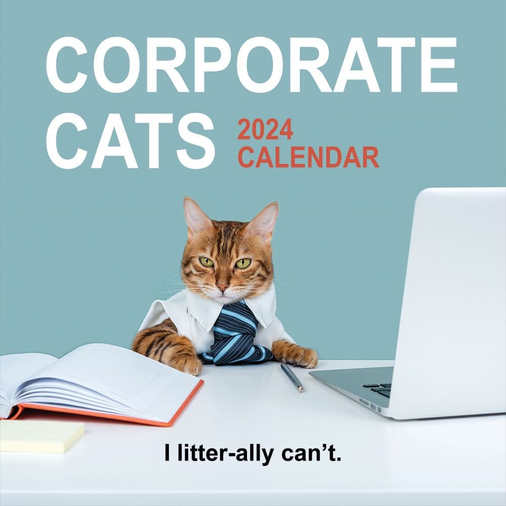 Corporate Cats 2024 Wall Calendar Main Image