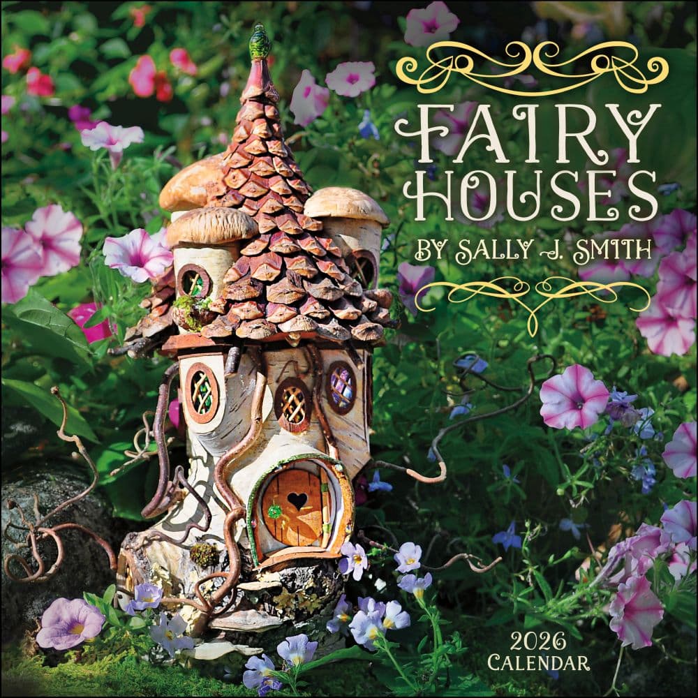 Fairy Houses 2026 Wall Calendar Main Image
