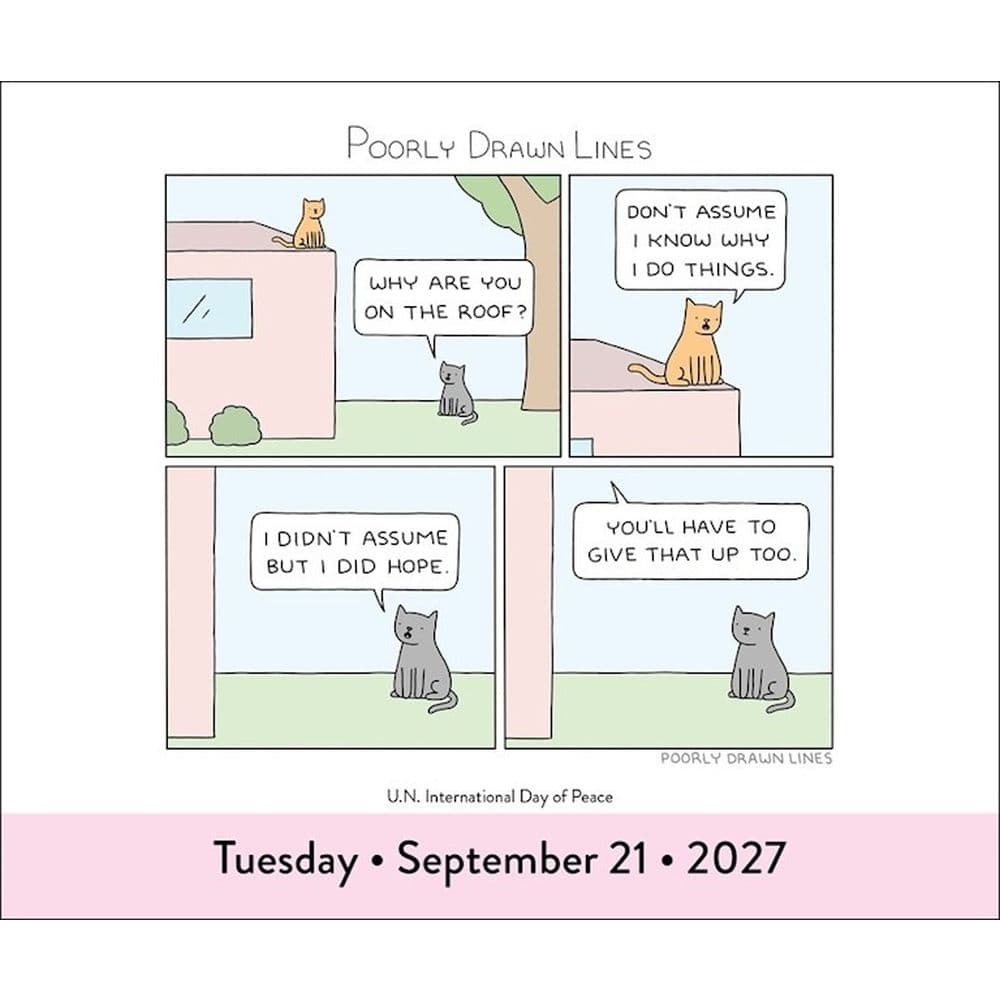Poorly Drawn Lines 2027 Desk Calendar Second  Alternate Image