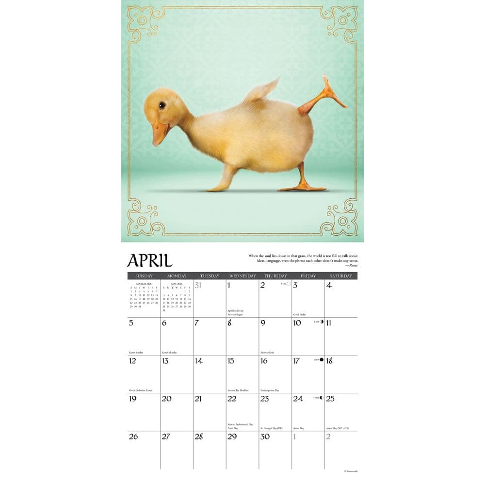 Farm Yoga 2026 Wall Calendar Second Alternate Image
