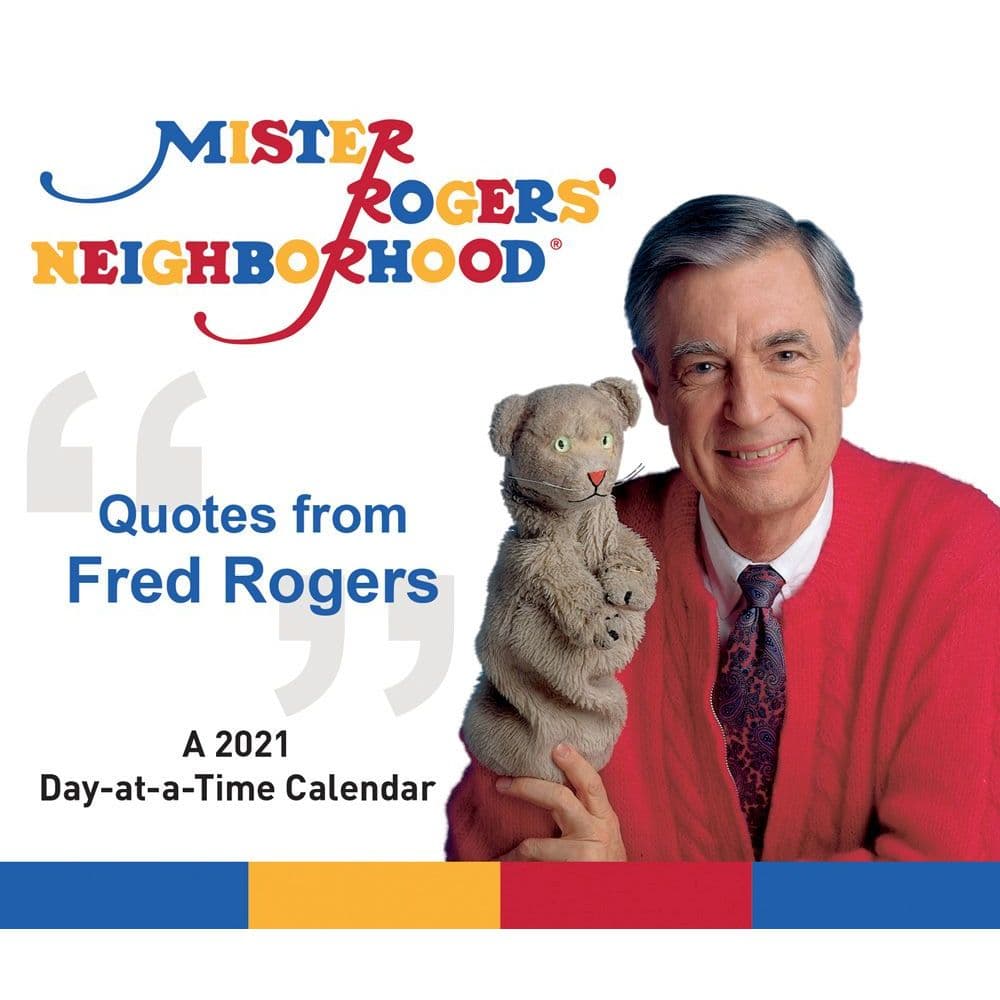2021 Mister Rogers Desk Calendar