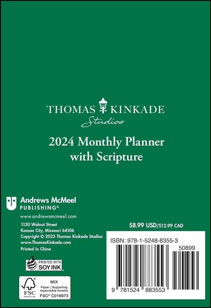 Kinkade Scripture Mth Planner Back Cover width=''1000'' height=''1000''