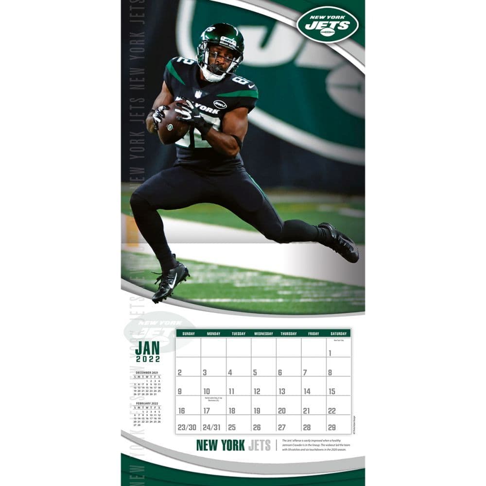 New York Jets 2022 Wall Calendar - Calendars.com