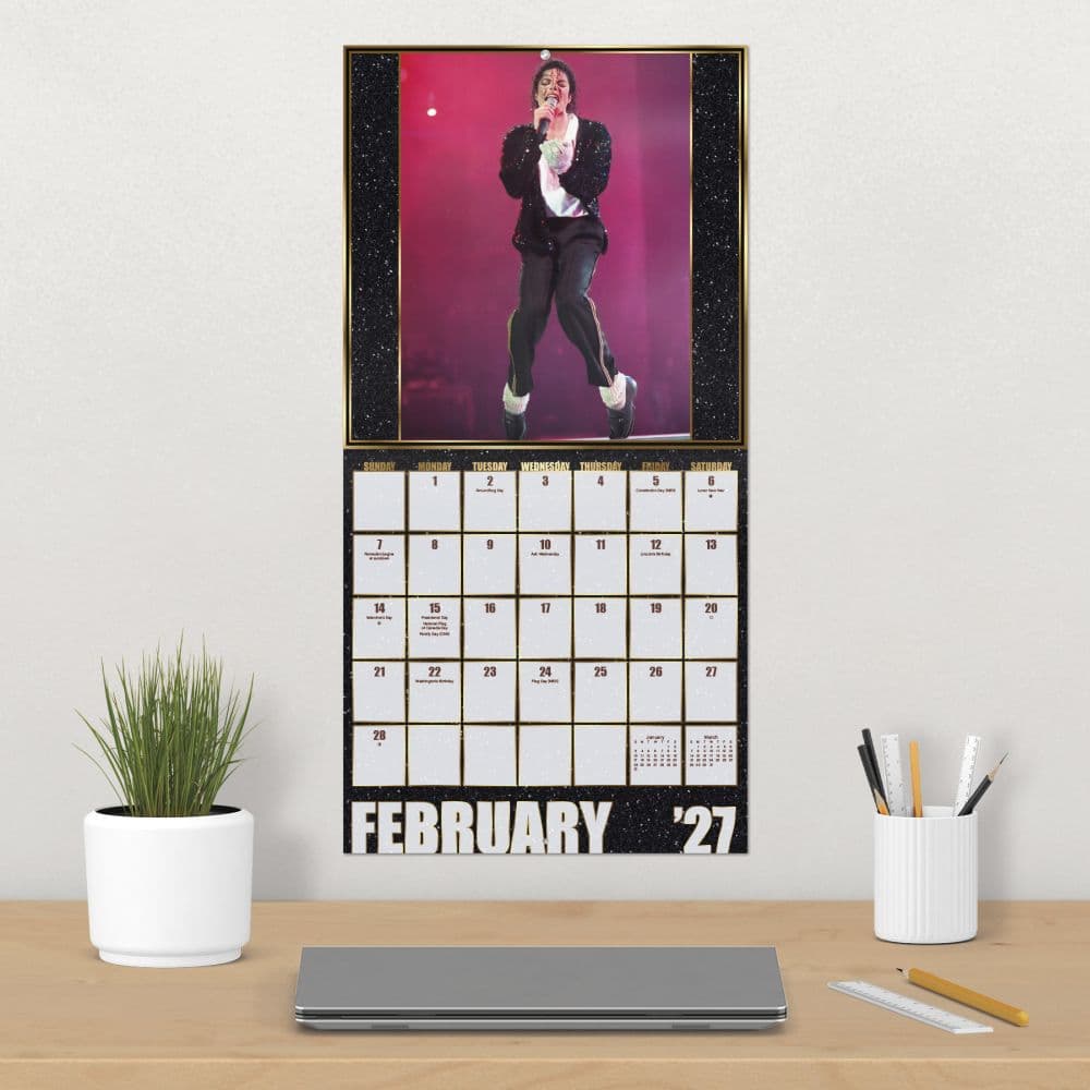 Michael Jackson 2027 Wall Calendar Fourth Alternate Image