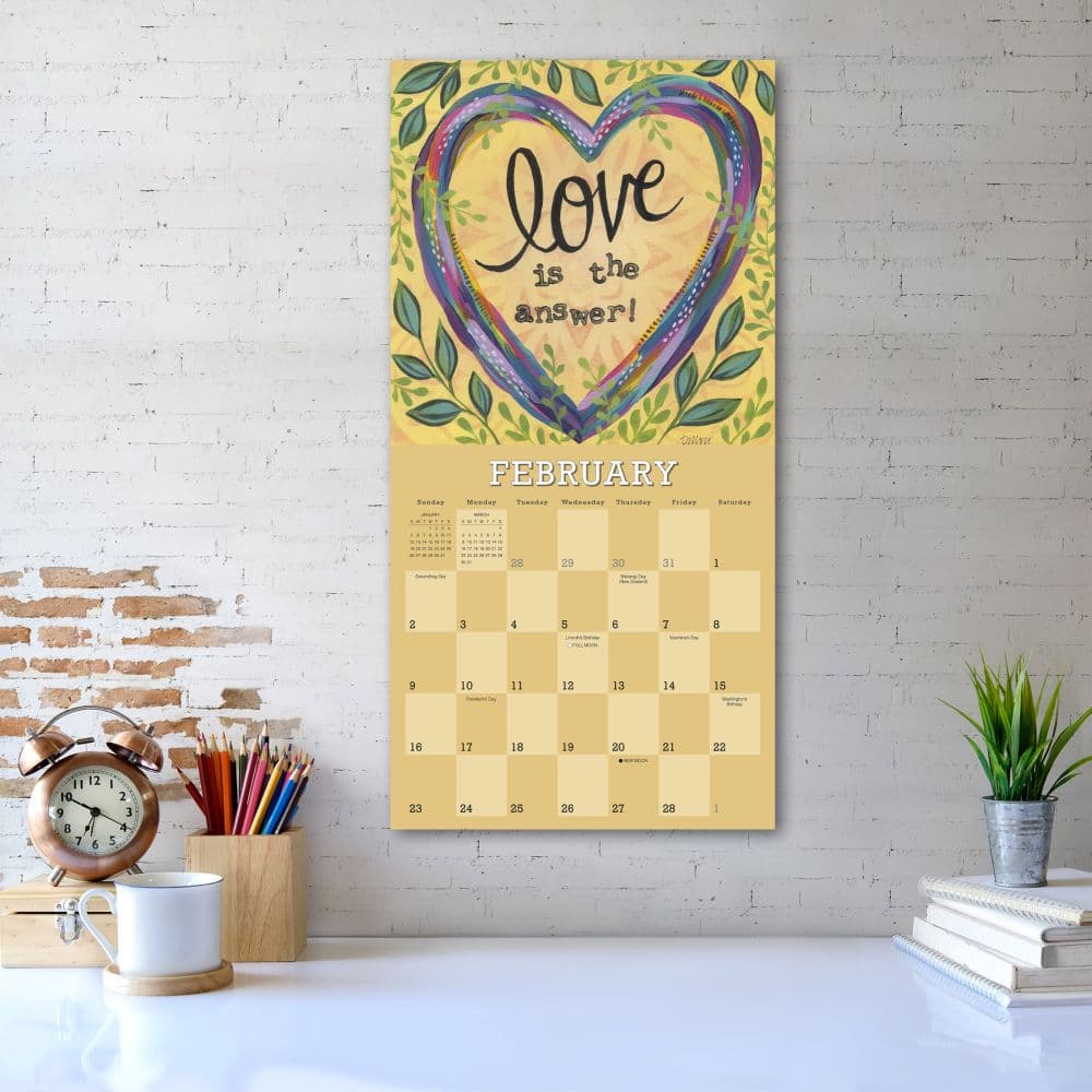 Hope and Inspiration by Deborah Mori 2025 Wall Calendar