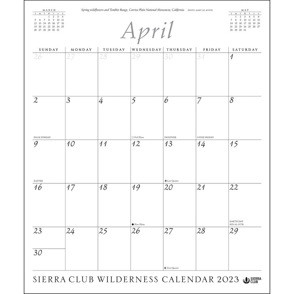 Sierra Club Wilderness 2023 Wall Calendar - Calendars.com