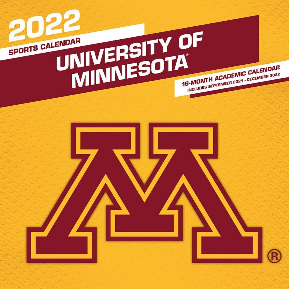 Minnesota Golden Gophers 2022 Wall Calendar