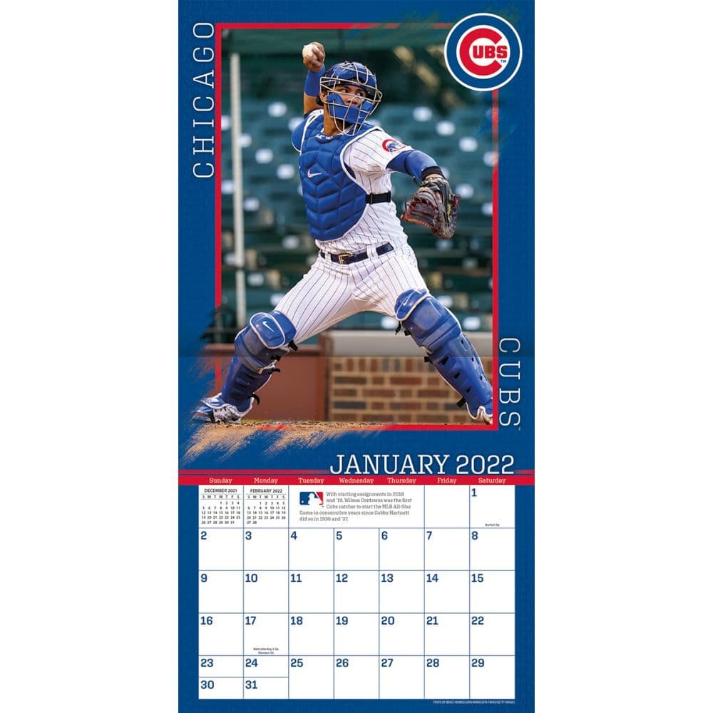 Chicago Cubs 2022 Wall Calendar November Calendar 2022