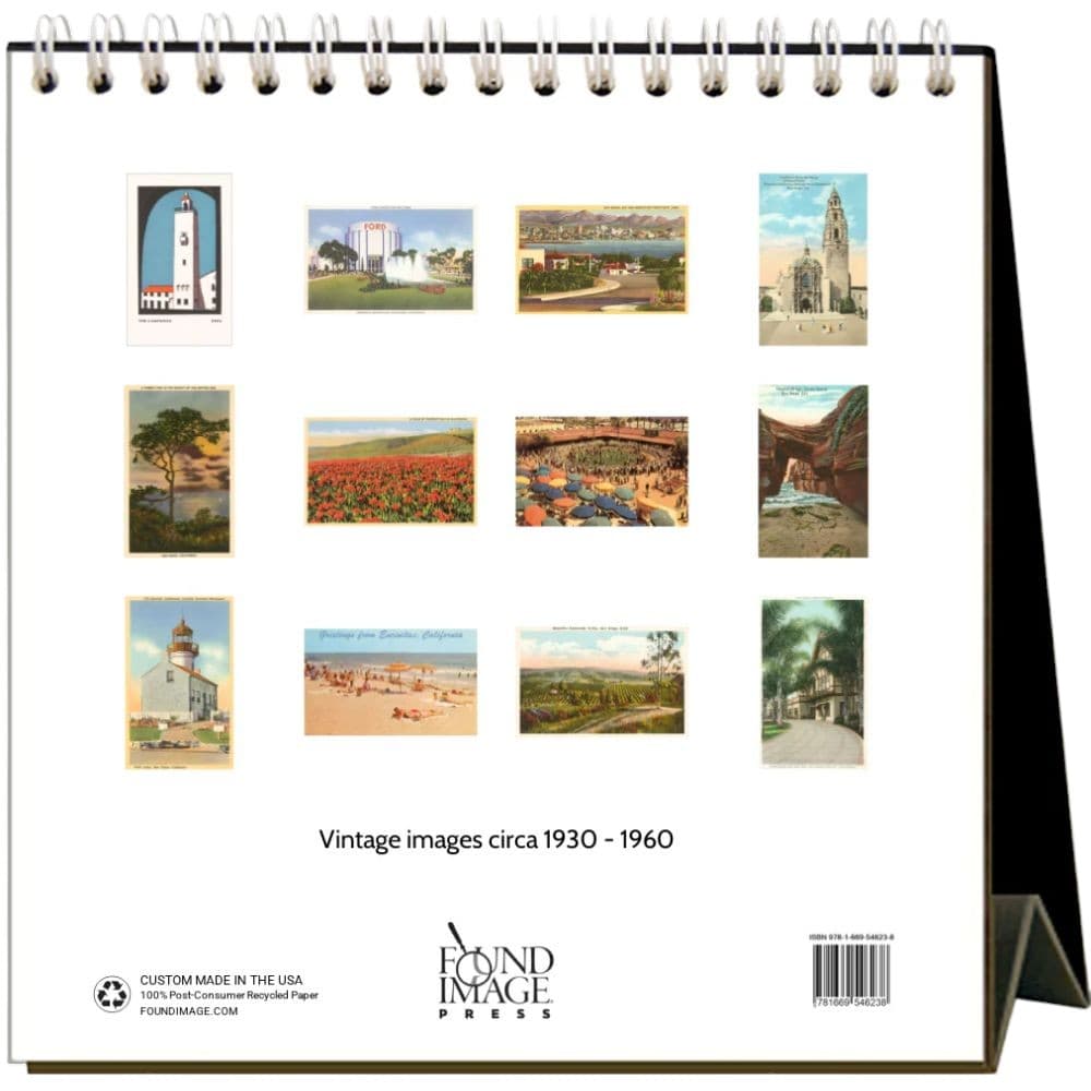 San Diego Nostalgic 2026 Easel Desk Calendar First alternate Image