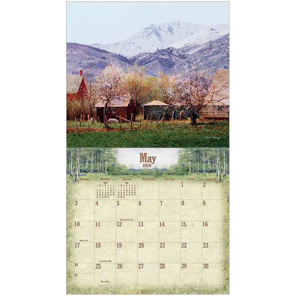 Woodland by Ned Young 2026 Wall Calendar Second Alternate Image