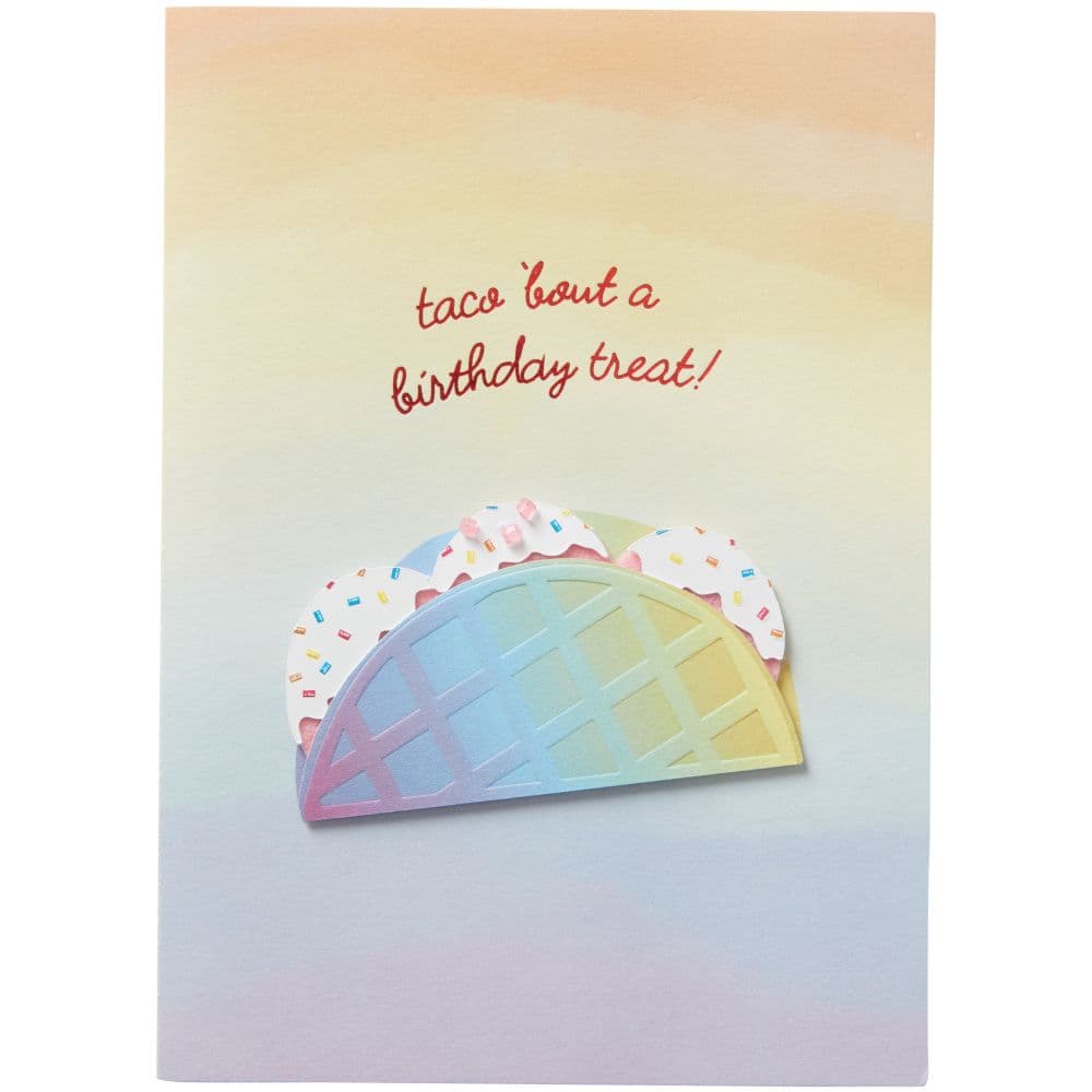 Rainbow Taco Birthday Card First Alternate Image width=&quot;1000&quot; height=&quot;1000&quot;