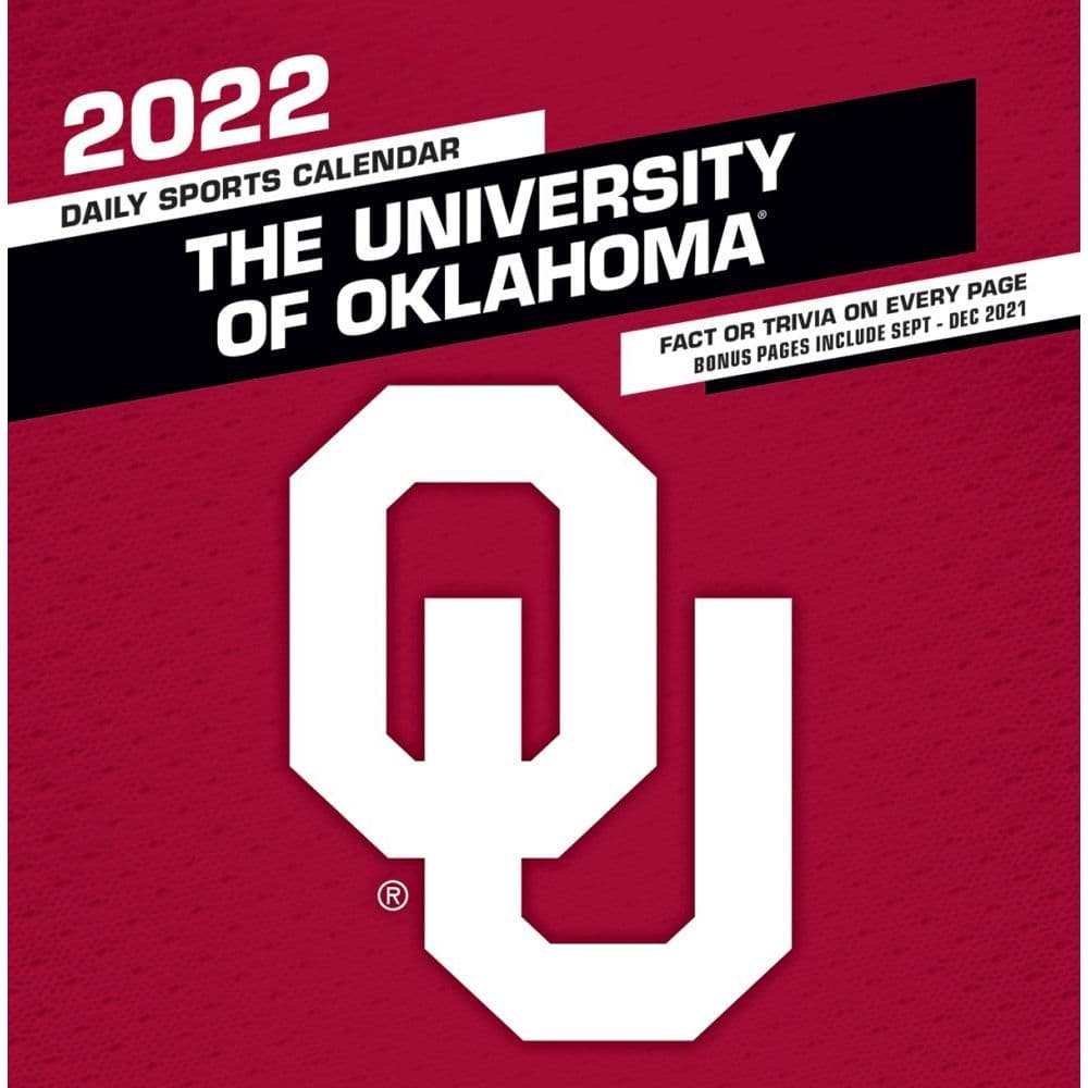 Col Oklahoma Sooners 2022 Desk Calendar Calendars Com