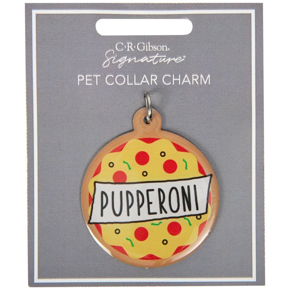 Pupperoni Dog Collar Charm Alternate Image 2