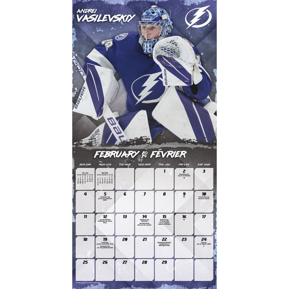 NHL Stoppers 2024 Wall Calendar