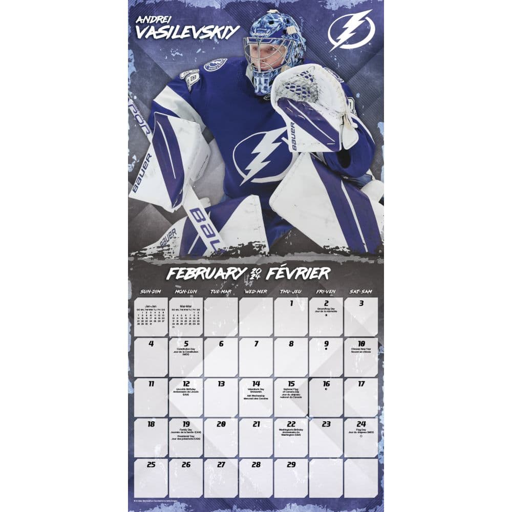 NHL Stoppers 2025 Wall Calendar