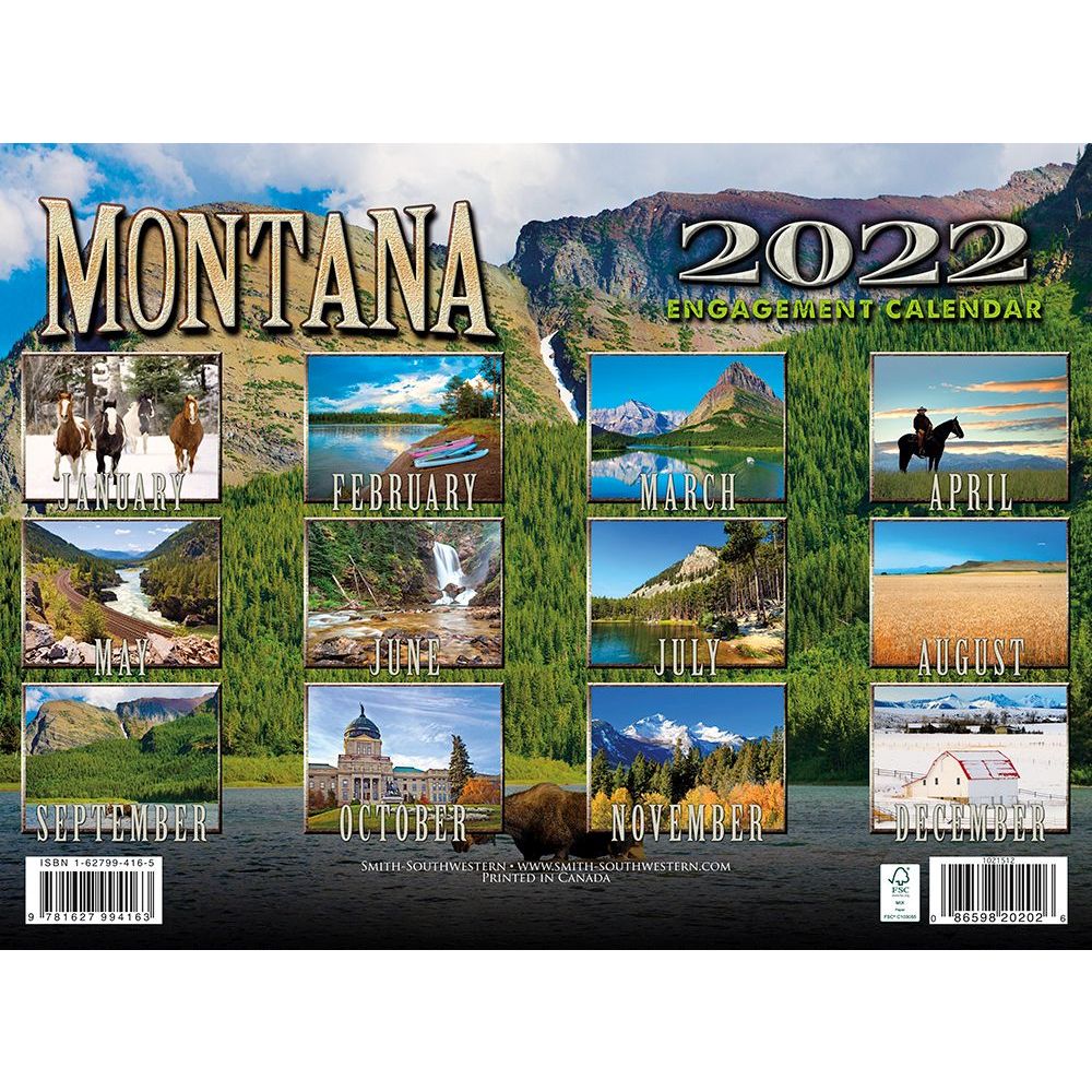 Montana Calendar Of Events 2022 Montana 2022 Wall Calendar - Calendars.com
