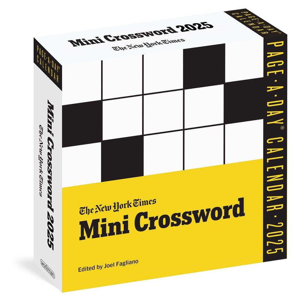 New York Times Mini Crossword 2025 PageaDay Desk Calendar