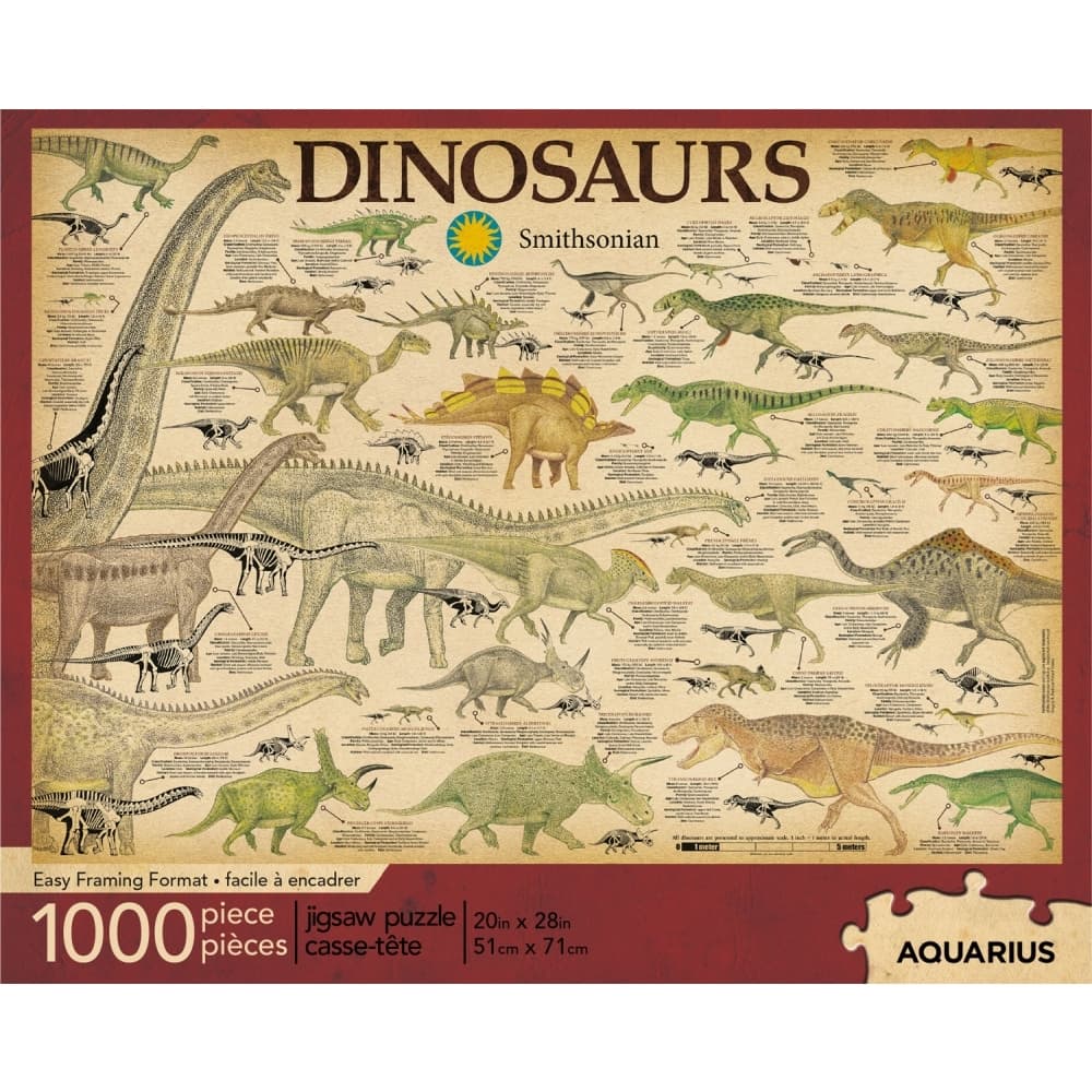 Smithsonian Dinosaurs 1000pc Puzzle Main Image