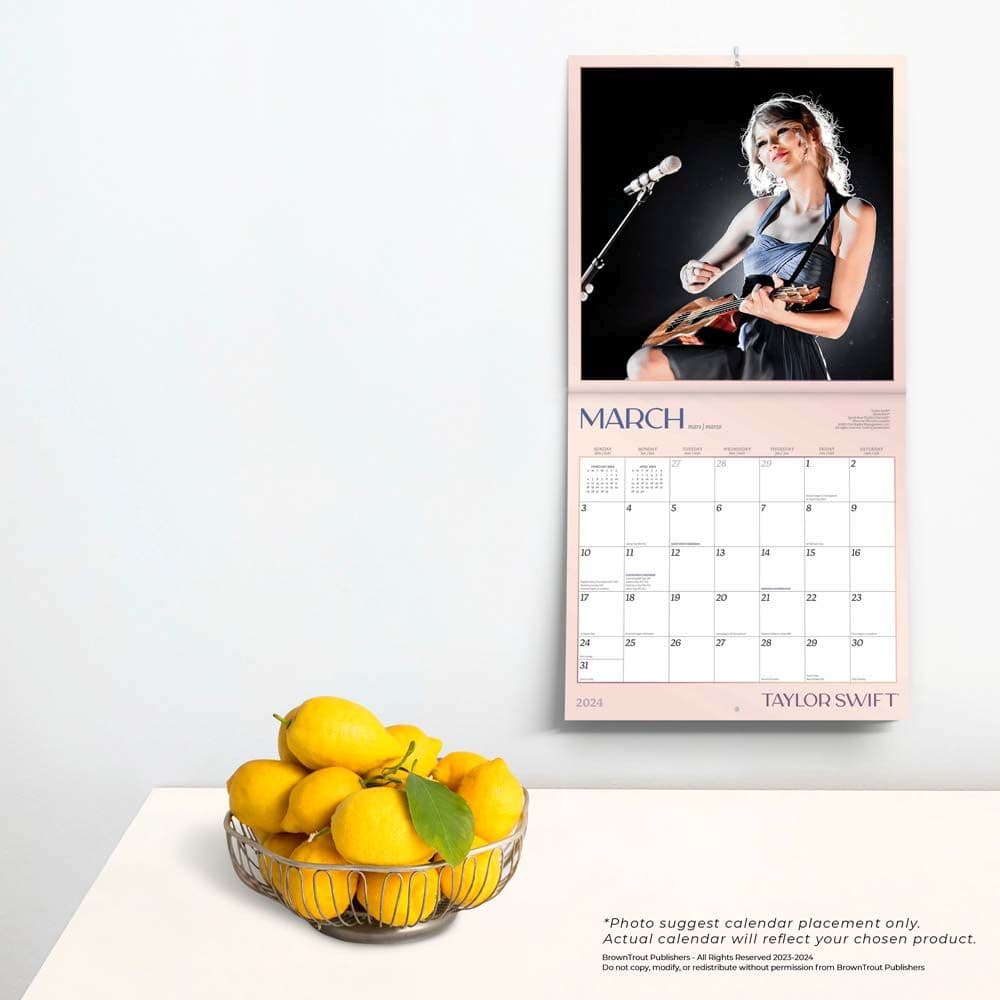 Taylor Swift 2024 Wall Calendar