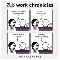 image Work Chronicles 2026 Wall Calendar Main Image