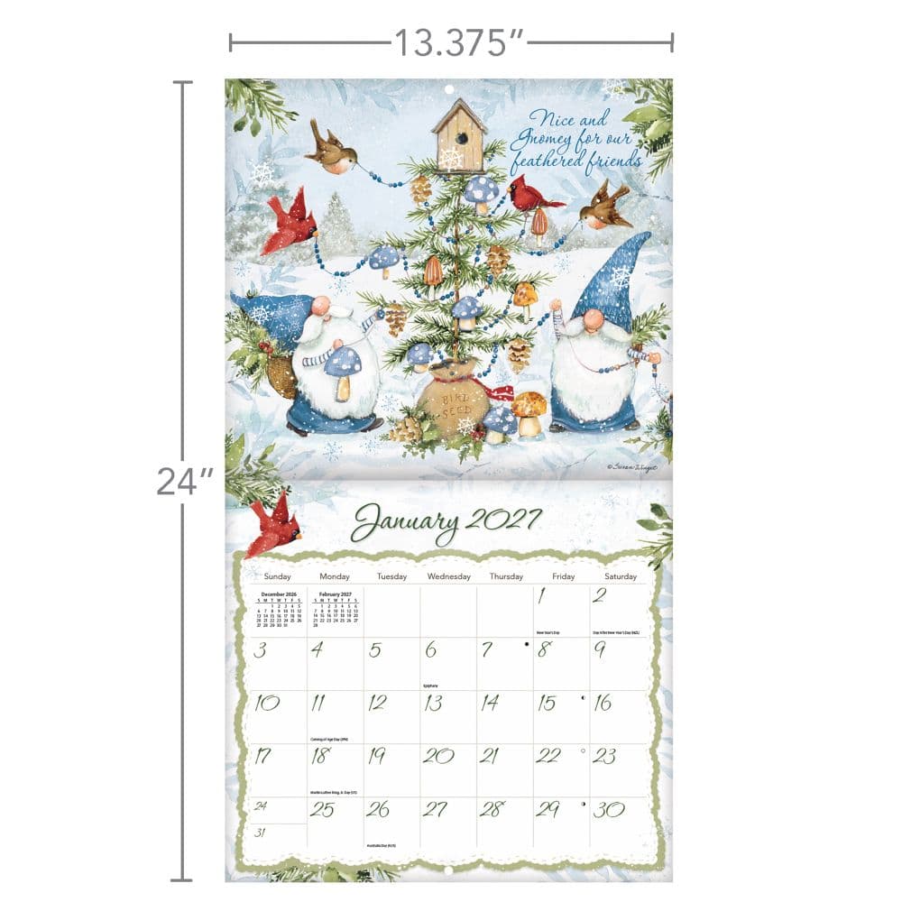 Gnome Sweet Gnome Special Edition 2027 Wall Calendar Fourth Alternate Image