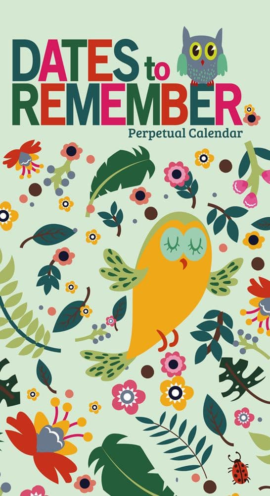 Dates to Remember Perpetual Wall Calendar