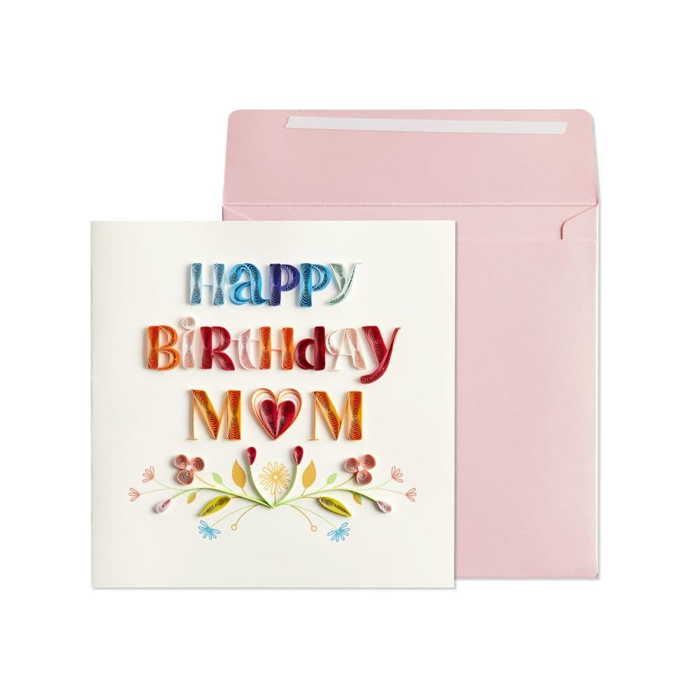 image Mom with Flowers Mom Quilling Birthday Card Main Product Image width=&quot;1000&quot; height=&quot;1000&quot;