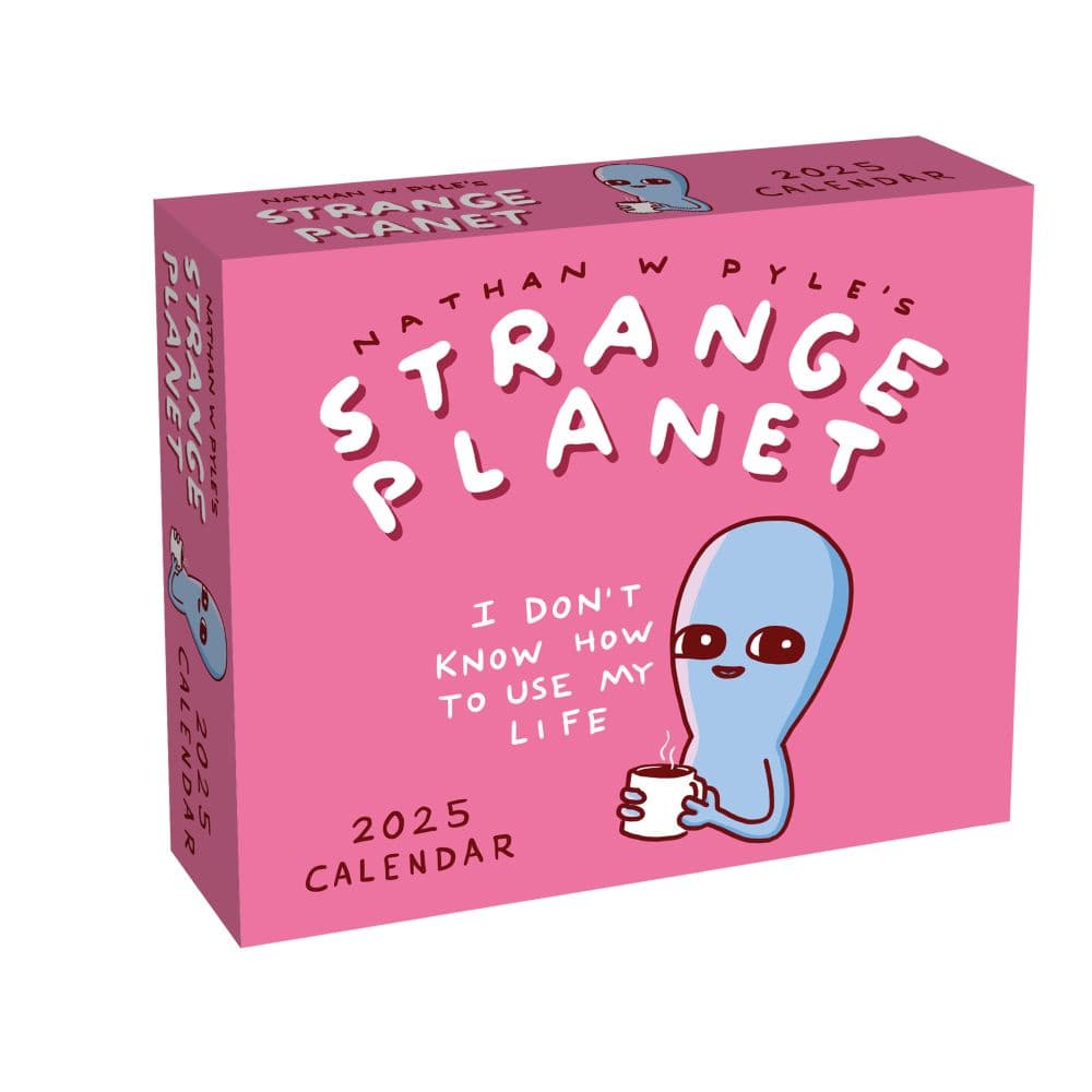 Strange 2025 Desk Calendar