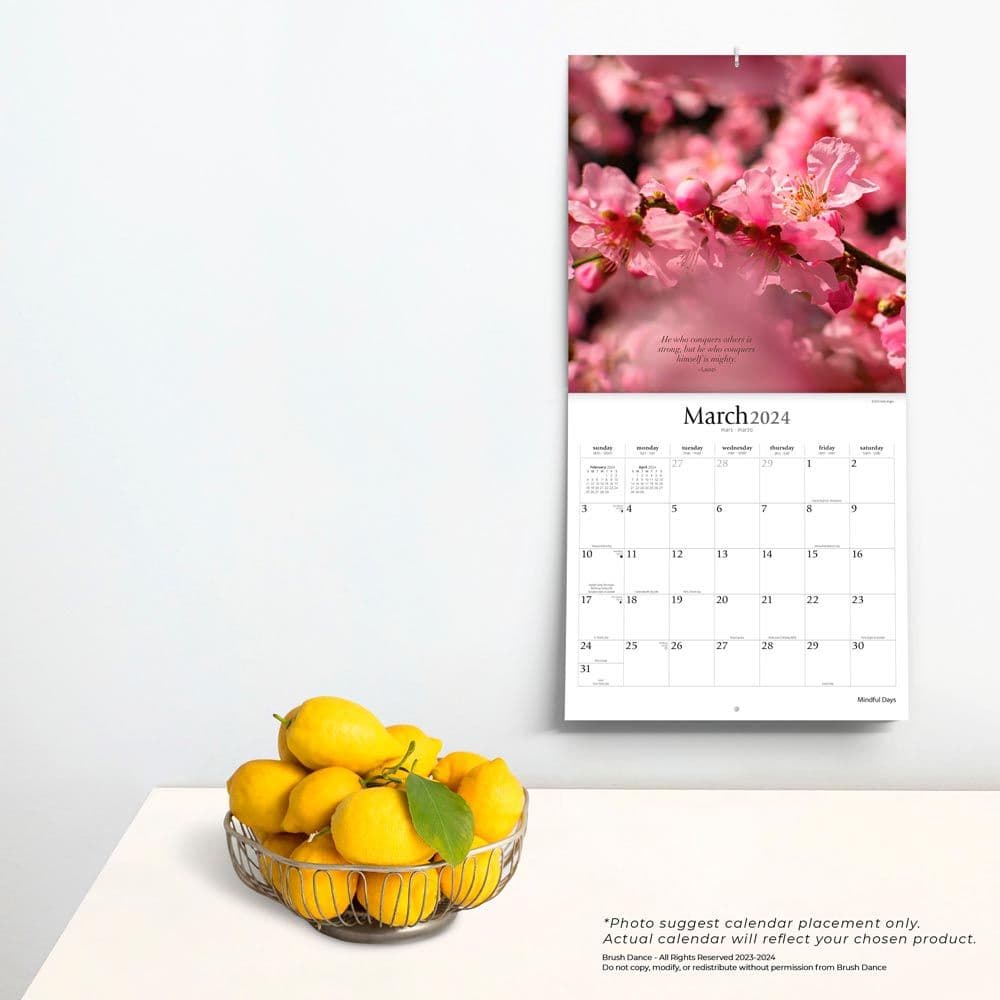 Mindful Days 2024 Wall Calendar Third Alternate Image width=&quot;1000&quot; height=&quot;1000&quot;