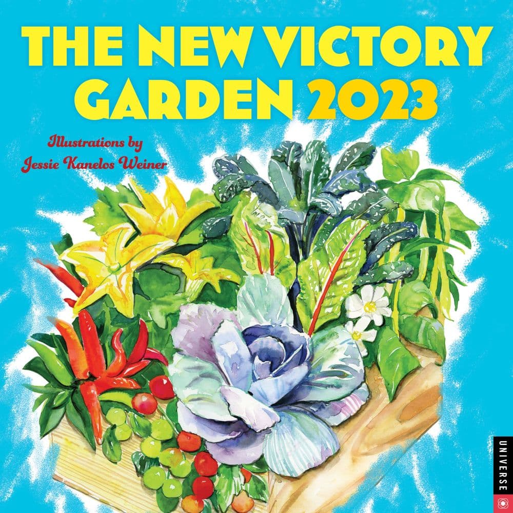 Universe Publishing New Victory Garden 2023 Wall Calendar