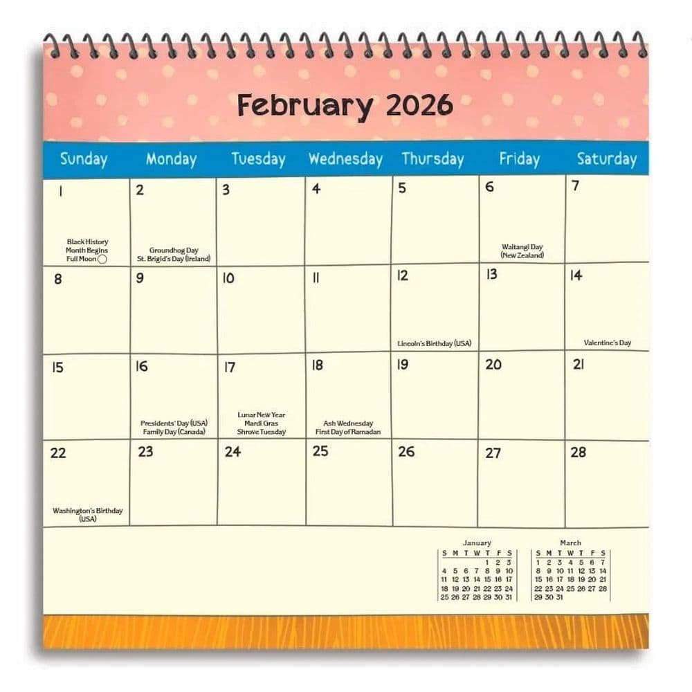The Truth About Cat People 2026 Mini Wall Calendar Fifth Alternate Image