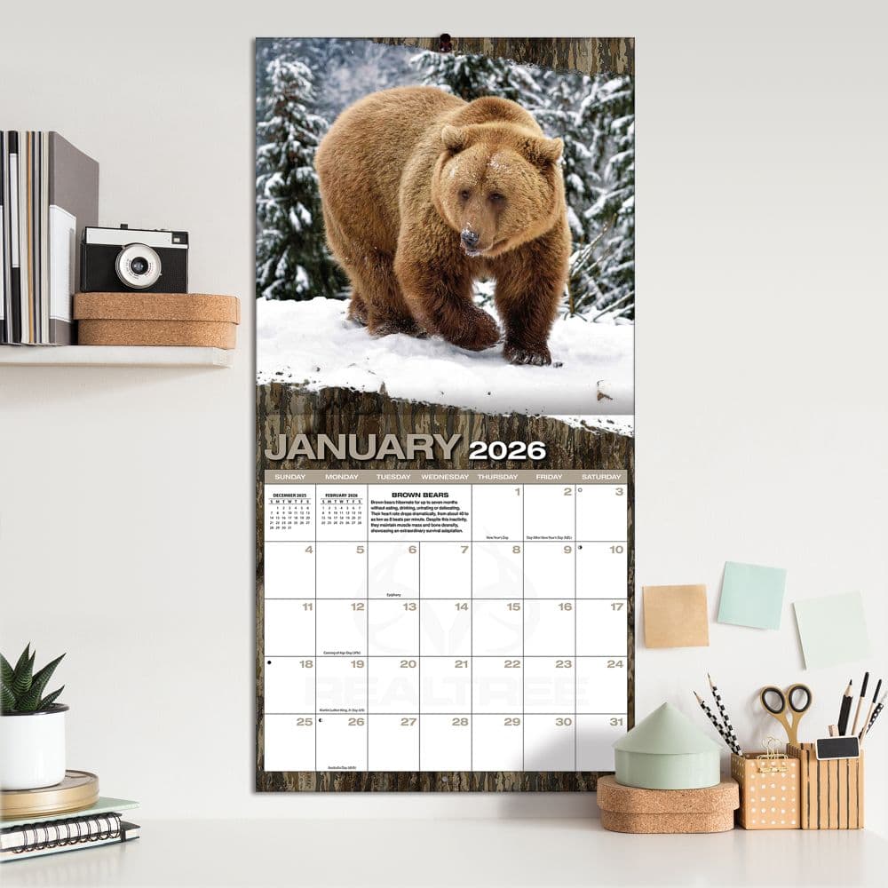 Realtree Hidden Hunter 2026 Wall Calendar_ALT4