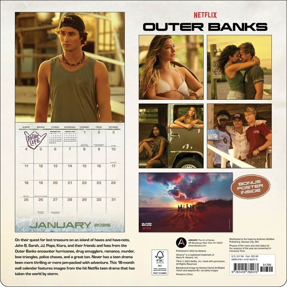Outer Banks 2026 Wall Calendar First Alternate Image