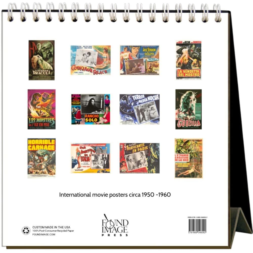 Movie Posters 2026 Easel Desk Calendar First Alternate Image