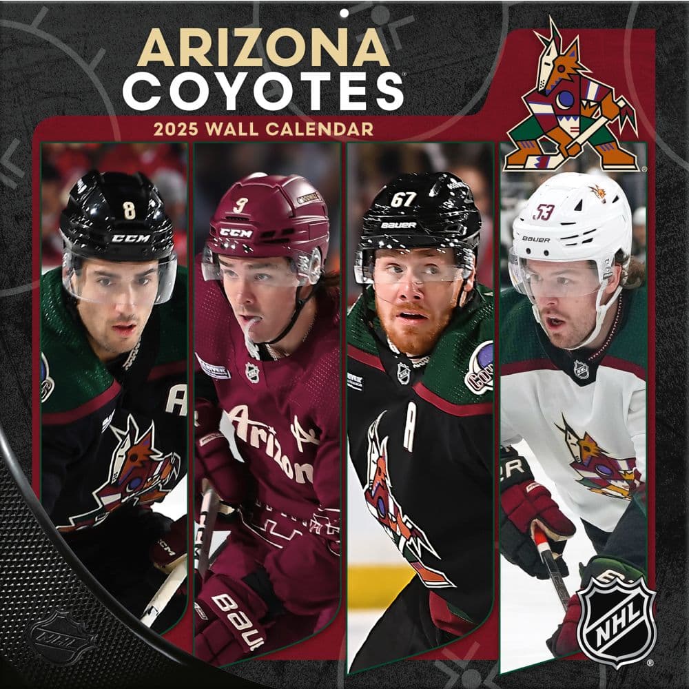 NHL Arizona Coyotes 2025 Wall Calendar Main Image
